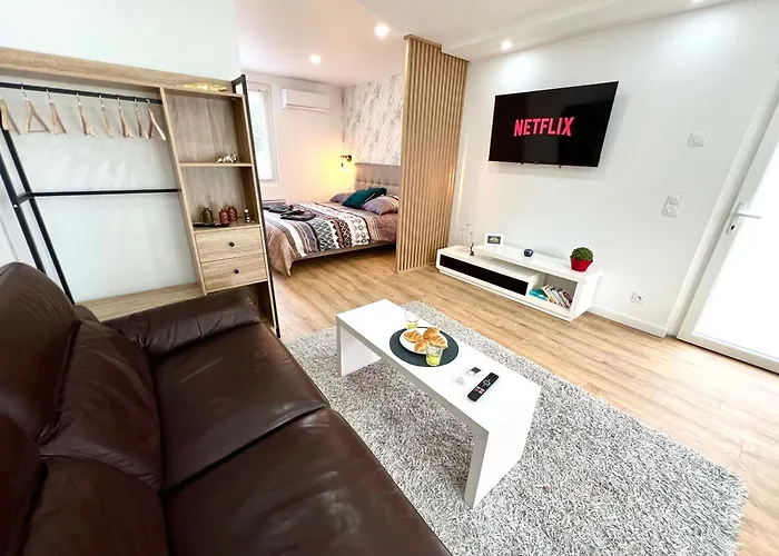 De Prestige Jardin Privatif Parking Апартаменты Launaguet